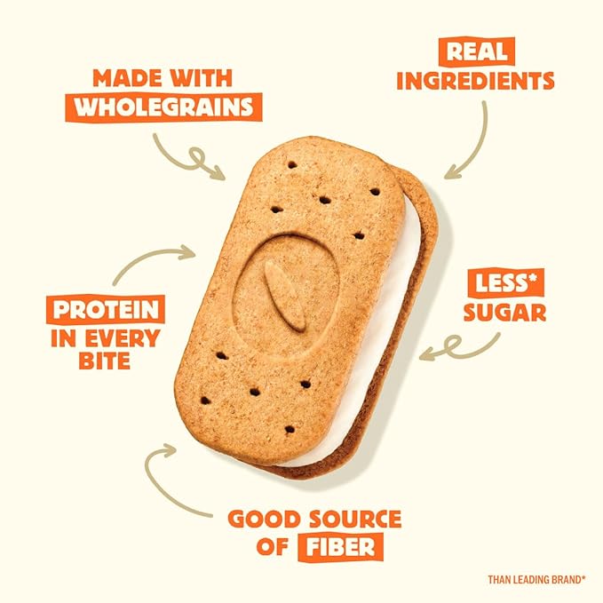 Olyra Variety Vanilla and Dark Chocolate Crème Breakfast Biscuits, Healthy Snacks for Adults and Kids, Low Sugar, Organic Vegan Cookies, Office Snacks, USDA Certified, Non GMO 24 Packs
