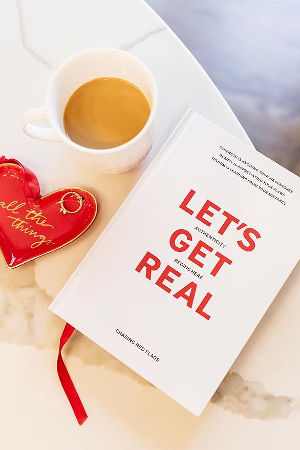 Let’s Get Real Guided Journal – Therapist-Approved Self-Care & Mental Health Journal with 240 Prompts, Coloring Pages & Book Club-Style Discussion Guide, Hardcover, A5