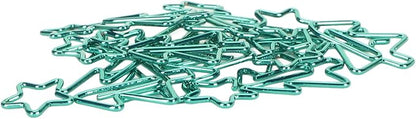 Tree Shape Paper Clips, 100pcs Cute Paperclips, Decorative Non Slip Bookmark Paperclips for School Home, Electroplating Process for Lasting Use, Includes Storage Box