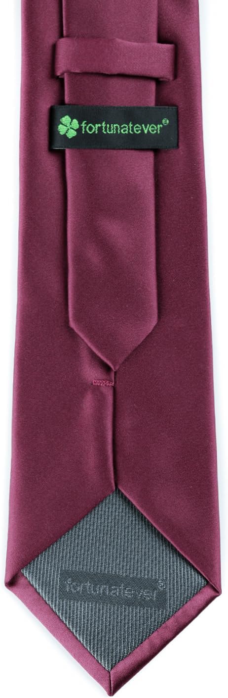 Mens Solid Satin Mens Tie With Hanky,Handmade Neckties For Men