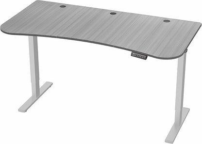 VIVO Electric 63 x 32 in Standing Desk, Memory Height Adjustment, 1B Series, Dark Gray Top Gray Frame, DESK-KIT-1G1G