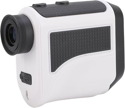 1200Yards Range Finder Golf with Slope, 7X Magnification, Lightweight Portable Rechargeable Rangefinder, Flag Lock Vibration, Switch for Legal, Range Finders for Hunt Golf Accessory(White)