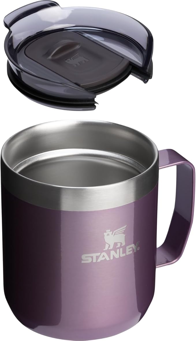 STANLEY Everyday Camp Mug | Drink Through Lid | Cup for Coffee, Tea and Drinks | Insulated Stainless Steel Coffee Mug | BPA-Free