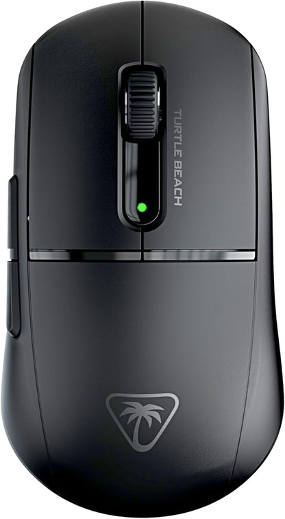 Turtle Beach Burst II Air – 2.4GHz Wireless Gaming Mouse: 47g Ultra Lightweight, Optical Switches, Symmetrical, 26K DPI Optical Sensor, Bluetooth, 120-hour Battery, USB-C Cable – Black