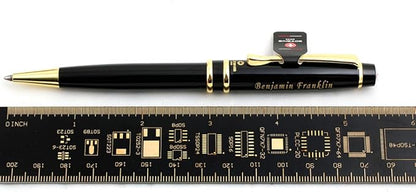 Free Engraving - Personalized Roller Ballpen, Ballpoint pen, Ball pen, Refillable Pens, Retractable Medium Point Black Ink, Custom Gifts for Men, Women, Classy Gift Box