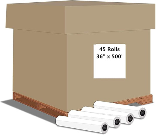 Alliance Wide Format Paper Bond Engineering Rolls (45 Rolls, 36 In x 500 Ft)