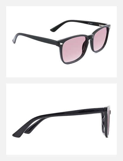 TIJN Blue Light Blocking Glasses for Women Men Clear Frame Square Nerd Eyeglasses Anti Blue Ray Computer Screen Glasses