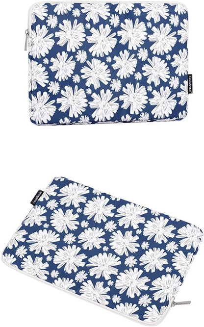 Laptop Sleeve 14 Inch,Waterproof Protective Notebook Case Briefcase Carrying Bag Compatible with MacBook,Acer,Asus, Dell,Lenovo,Microsoft,HP Laptop Cover (Daisy, 15 inch)