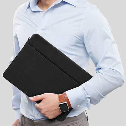 NIDOO 17.3 inch Laptop Sleeve Bag Computer Carrying Case Cover Compatible with Lenovo Legion 5 Y540 / Acer Chromebook 317 / HP Gaming Pavilion 17 470 / Dell MSI with Accessory Bag for Men Women, Black