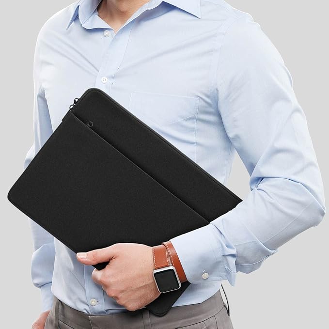 NIDOO Laptop Sleeve 14 inch Protective Case Computer Bag for Lenovo IdeaPad S540 / ThinkPad P40 Yoga X1 Carbon T495 / Acer Spin 514/15" Surface 3 4 / Dell Latitude 15 14 / HP Elitebook ASUS, Black