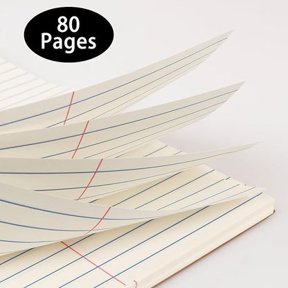 Steno Pads – 6x9 Inches 80 Sheets Steno Notebooks for Writing Notes in School, University, College & Office (2PCS Pink)