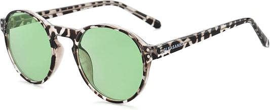 Sleep Glasses for 99.9% Blue Light Glasses Dual AR Coatings Green Lens for Computer Gaming Reduce Eyestrain