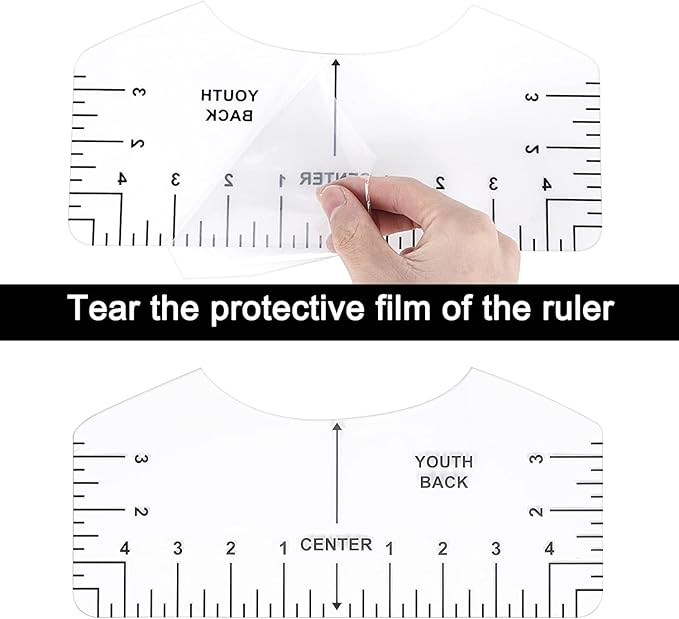 18Pcs Sublimation Accessories, Tshirt Ruler Guide Vinyl Alignment Tool, Heat Press Accessories, Teflon Sheet Non Stick 16x20, Heat Resistant Tape 0.4" x108ft, PVC T Shirt Rulers to Center Designs
