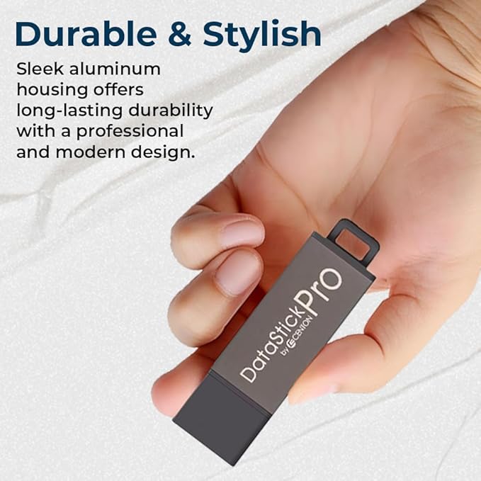 Centon Electronics DataStick Pro USB 2.0 Flash Drive, 2 GB, 100 USB Flash Drives, 100 Bulk Pack, Grey