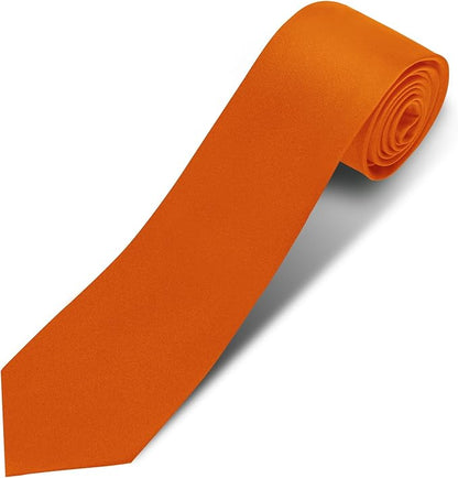 Men's Ties Solid Pure Color 3.15" (8CM) Necktie Plain Formal Business Wedding Black Ties For Men