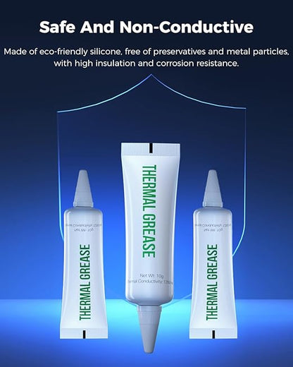 Creality 3D Printer Thermal Grease, High Thermal Conductivity, 250°C High-Temperature Resistant Paste for 3D Printer Hotend&Nozzle, Suit for All FDM 3D Printer (2Pack)