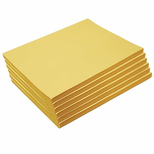 Construction Paper,Yellow,9 inches x 12 inches,300 Sheets,Heavyweight Construction Paper,Crafts,Art,Kids Art,Painting,Coloring,Drawing,Creating,Paper,Art Project,All Purpose