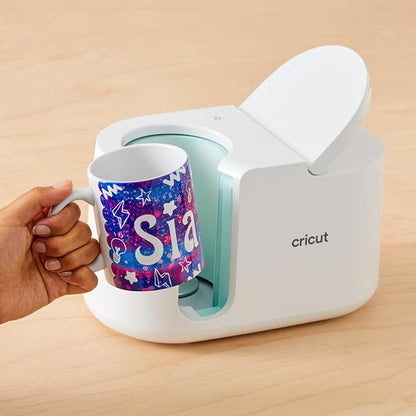 Cricut Mug Press + 4 Blank Mugs (12oz each)