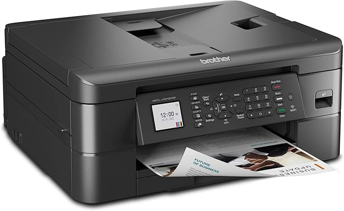 Brother MFC-J1012DW Wireless Colour Inkjet All-in-One Printer with Mobile Device and Duplex Printing, for Home Office and Personal Use, Refresh Subscription Ready