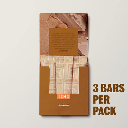 TCHO Aww Nuts! 75% Dark Chocolate Bars (3 pack) | Plant Based, Organic & Fair Trade, | Non GMO, Non-Dairy, Vegan, Soy Free (2.5oz each)