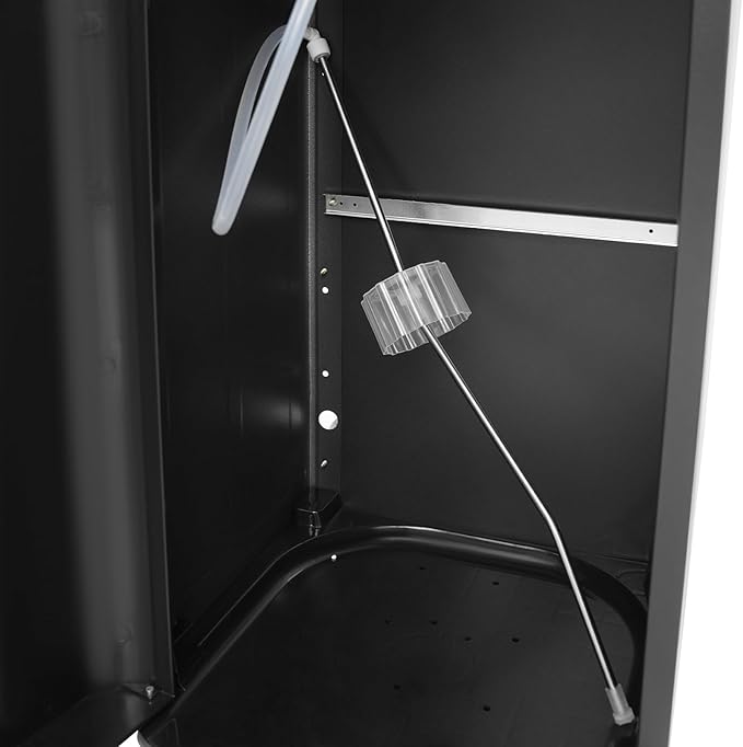 Bottom Loading Water Cooler for 5 Gallon Bottle, 110V Electric Water Dispenser with Hot, Room and Cold Spouts, Child Safety Lock, Work Indicator Lights, Floor Standing (Black)