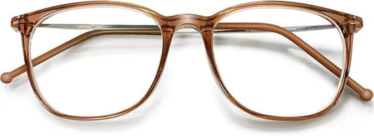 VISOONE Anti Slip TR90 Blue Light Blocking Glasses Size M Eyewear Frame with Anti Glare Eye Protection for Women GaeL