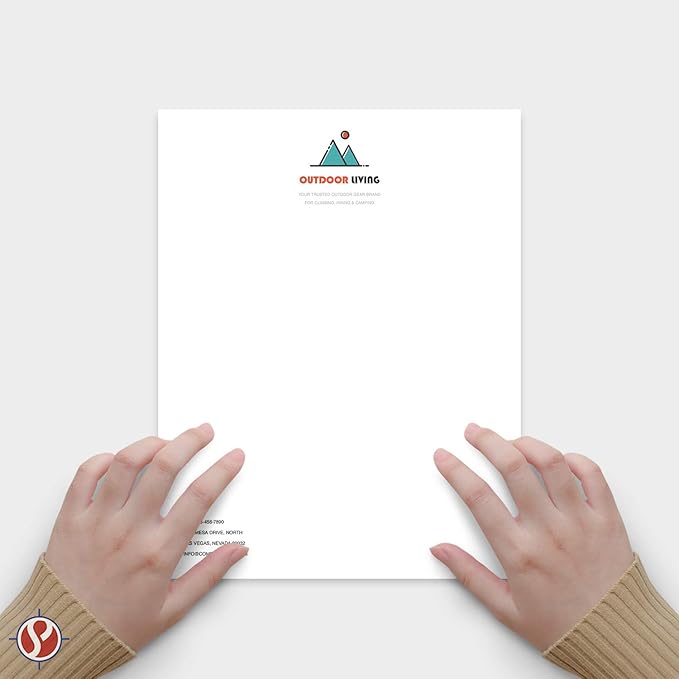 Color Copy Flyers Custom Copy Printing | 8.5”x 11” | White Paper | Upload Your Own Design | Brochures, Letterhead, Posters, Flyers & More | 100 Per Pack | Regular Paper - 2 Sided Printing