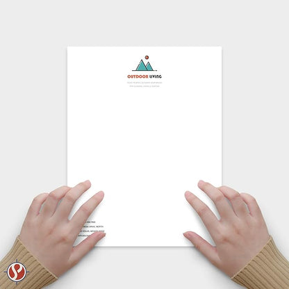 Color Copy Flyers Custom Copy Printing | 8.5”x 11” | White Paper | Upload Your Own Design | Brochures, Letterhead, Posters, Flyers & More | 100 Per Pack | Regular Paper - 2 Sided Printing