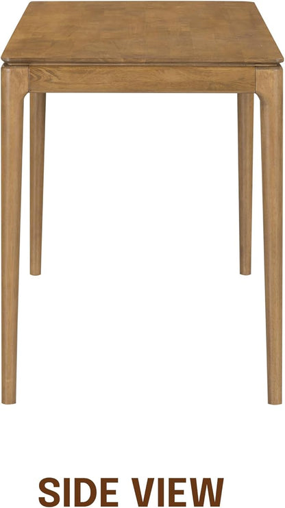 NTC Mingle Console Table 47" – Modern Desk with Drawer, Water & Heat Resistant Tabletop, Teak Look