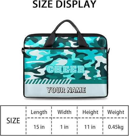 Custom-Laptop-Bag 15 Inch with Name Photo Personalized-Computer-Shoulder-Case Briefcases for Women Men Business
