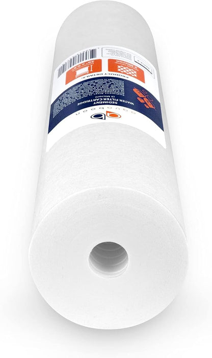 Aquaboon 5 Micron 20 x 4.5 Whole House Sediment Filter Cartridge 20 inch Water Filter Replacement Compatible with DGD-5005-20, FP25B, AP810-2, 8-Pack