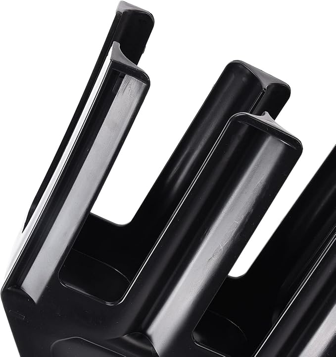 Alvinlite Commercial Cup Holder, 4-Section Slanted Countertop Cup and Lid Organizer, Dispenser Organizer Disposable Cup Lid Holder for Coffee Station Counter