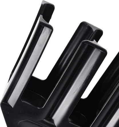 Alvinlite Commercial Cup Holder, 4-Section Slanted Countertop Cup and Lid Organizer, Dispenser Organizer Disposable Cup Lid Holder for Coffee Station Counter