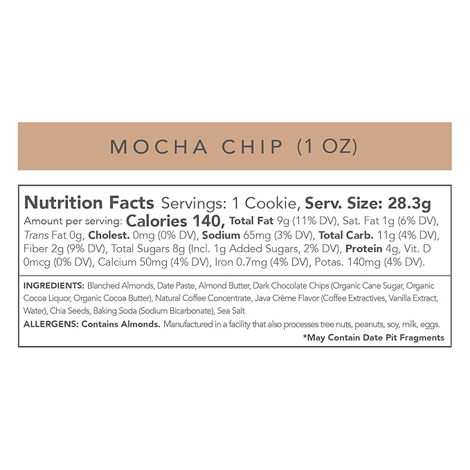 Love + Chew Superfood Soft Baked MINI Cookies Variety Pack, Plant Based Cookie With Almonds, Dates, and Chia Seeds for Kids and Adults, Vegan Snacks, Gluten Free, Paleo, Non GMO, 16 Pack