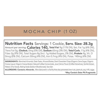 Love + Chew Superfood Soft Baked MINI Cookies Variety Pack, Plant Based Cookie With Almonds, Dates, and Chia Seeds for Kids and Adults, Vegan Snacks, Gluten Free, Paleo, Non GMO, 16 Pack