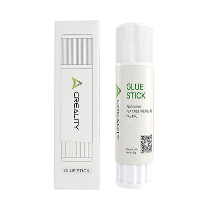 Creality 3D Printer Glue Sticks PVP Solid Glue Sticks for 3D Printing Hot Bed Build Plate, Enhanced Adhesion Reduces Warping for Filament, 3D Printer Adhesive for PLA/ABS/PETG/PC/PA/TPU, 1 Pack