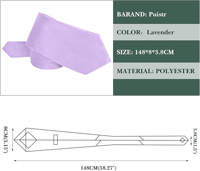 Men's Ties Solid Pure Color 3.15" (8CM) Necktie Plain Formal Business Wedding Black Ties For Men