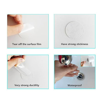 Double Sided Tape Heavy Duty(Assorted 96PCS), Nano Adhesive Mounting Tape Wall Decor,Sticky Picture Hanging Adhesive Strips Poster Tape