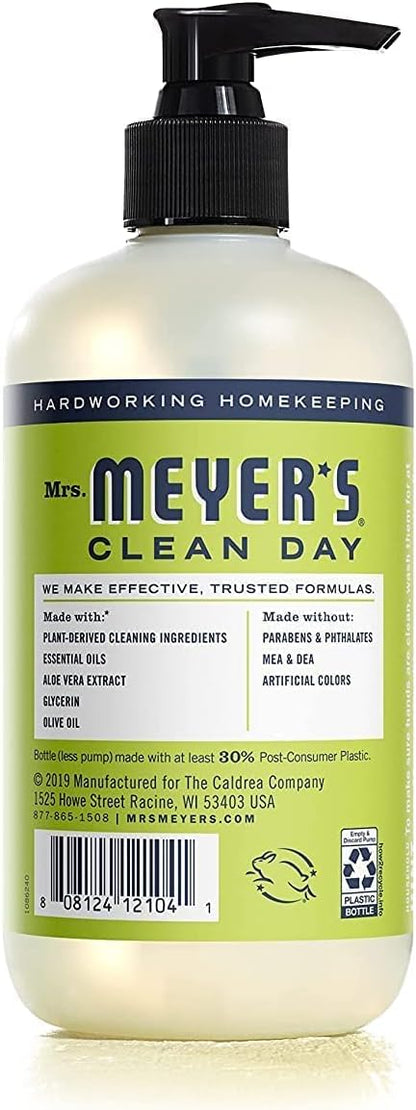 Mrs. MEYER'S CLEAN DAY Liquid Hand Soap 3 Scent Variety Pack, Lemon Verbena, Lavender, Basil 3 CT (Variety Pack)