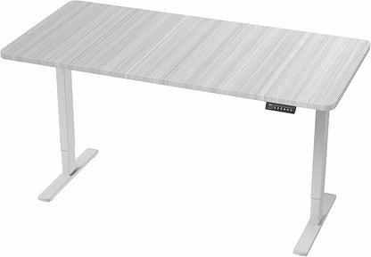 VIVO Electric 60 x 30 in Standing Desk, Memory Height Adjustment, 1B Series, Dark Gray Top Gray Frame, DESK-KIT-1G6G-30