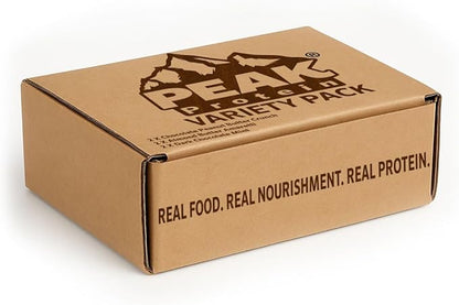 PEAK PROTEIN BARS - Natural - Grass-Fed Whey - 20G Protein - Non-GMO - Gluten Free - 6 Bar Variety Pack