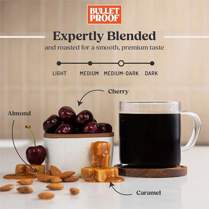 Bulletproof The Mentalist Medium-Dark Roast Whole Bean Coffee, 5 Pounds (bulk), 100% Arabica Beans, Clean Coffee Tested for Toxins, Packaging May Vary