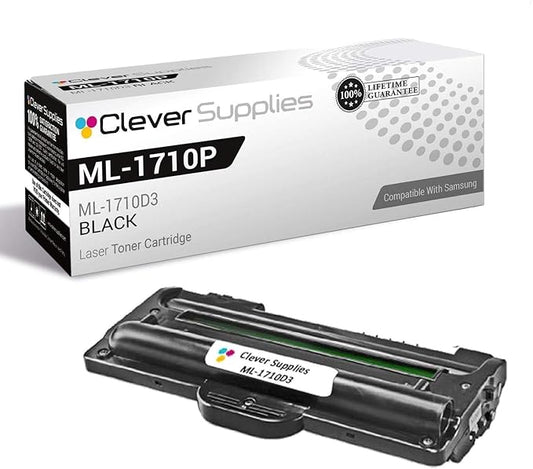 CS Replacement Toner Cartridge Compatible with Samsung ML-1710P ML-1710D3 Black