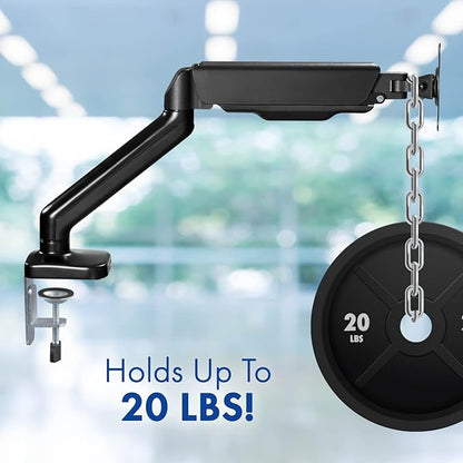 Spring LCD Monitor Arm with USB and Multimedia Ports