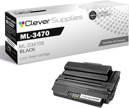 CS Replacement Toner Cartridge Compatible with Samsung ML-3470 ML-D3470B Black ML Printers ML-3470D ML-3470ND ML-3471DK ML-3471ND Toner Cartridge Black
