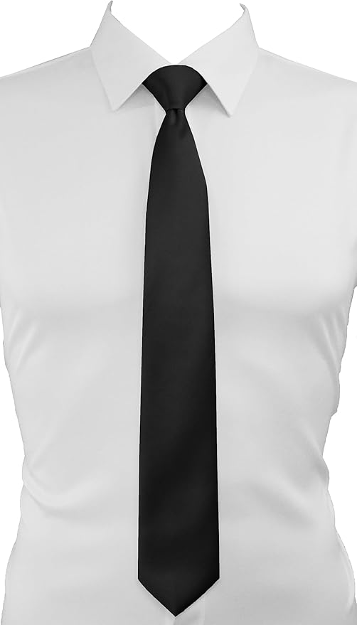 trilece Ties for Men - Men's Solid Color Ties - Formal Neckties for Men - Neck Tie for Man