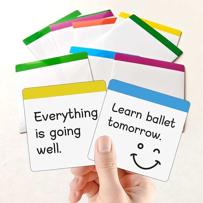 Reusable Magnetic Sticky Note for Fridge,Post on Small Magnet Sheets,Square 3X3 Stickers,36 Pieces