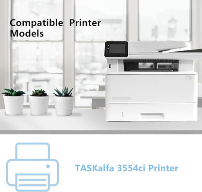TK-8377 TK8377 High Capacity Toner Cartridge TK-8377K TK-8377C TK-8377M TK-8377Y Toner Compatible for TASKalfa 3554ci Printers(4-Pack Black Cyan Yellow Magenta)
