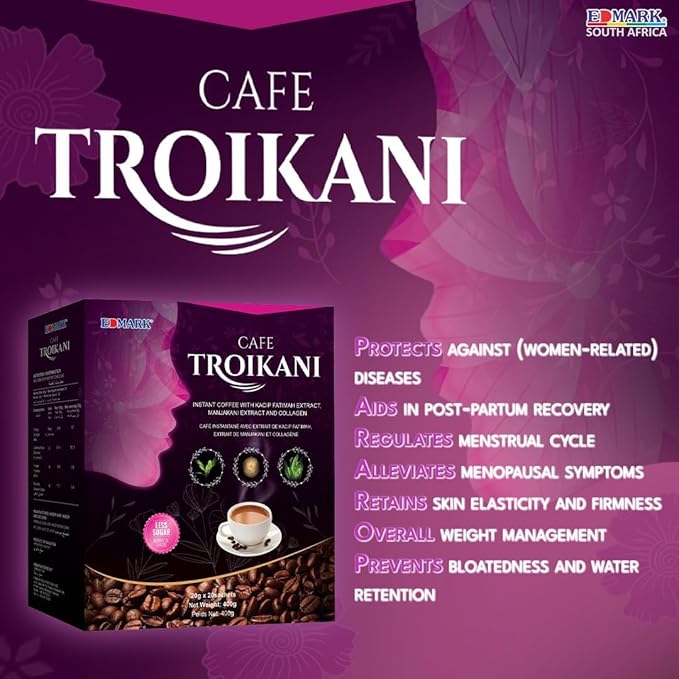 EDMARK Bubble C Instant Orange Drink, Troikani & CoCollagen Drink Bundle - 3 Pack
