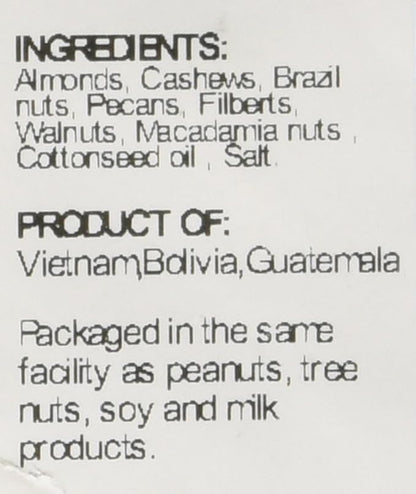 Sincerely Nuts Roasted & Salted Mixed Nuts | Almonds, Cashews, Pecans, Brazil Nuts and Hazelnuts | Healthy Snack - Nutrient Rich Alternative Treat | Vegan, Kosher & Gluten-Free | 5 lb bag